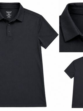 Member's Mark Men’s Black Performance Polo